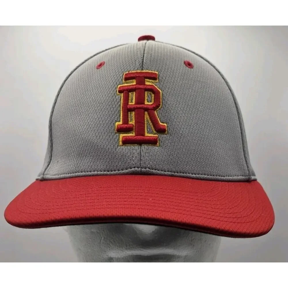 Rock Island Rocks High School Rocky Richardson‎ Stretch Cap Baseball Hat S/M PTS
